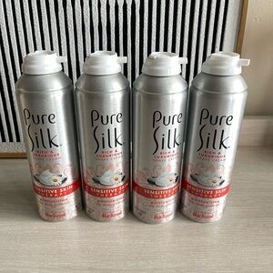 New Pure Silk Sensitive Skin Shaving Cream, Set of 4